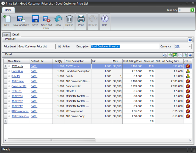 Creating a Price List – CRM Software | Accounting Software | Accounts ...